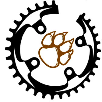 Highland Wildcat logo. A cog with a paw print inside.
